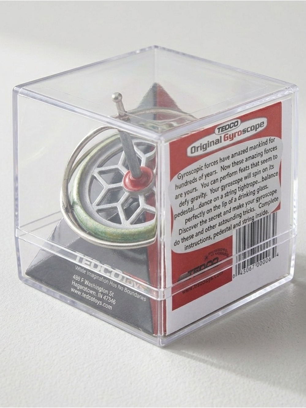 Tedco Original Gyroscope Retro Science Toy In Plastic Case